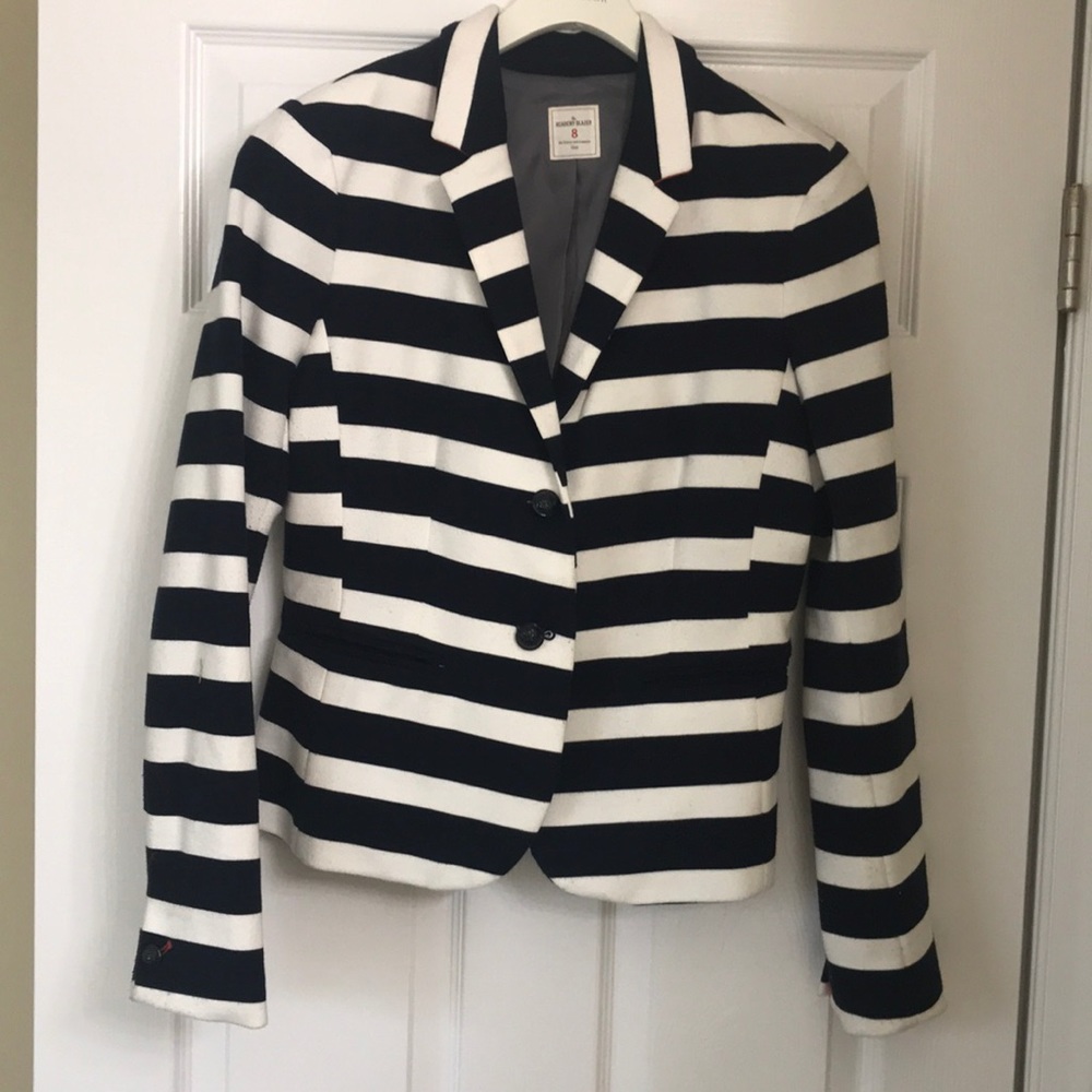 Gap Striped Navy & Blue Blazer
